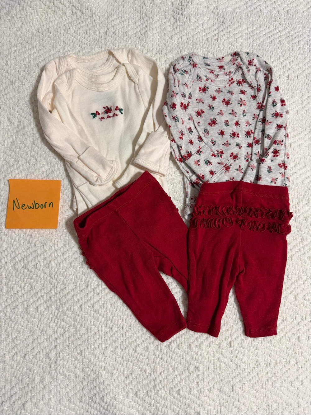 Newborn-3 month twin girl sets